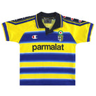 1999-00 Parma Champion Home Shirt Y Football Shirt