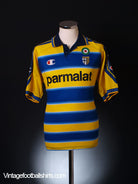 1999-00 Parma Home Shirt M Football Shirt