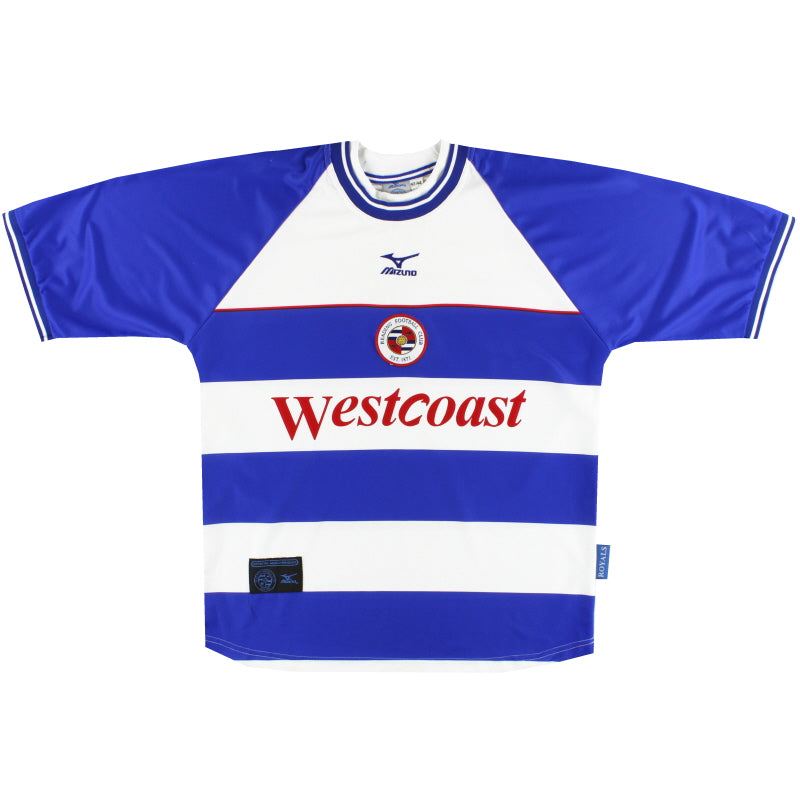 1999-00 Reading Mizuno Home Shirt *Mint* L Football Shirt