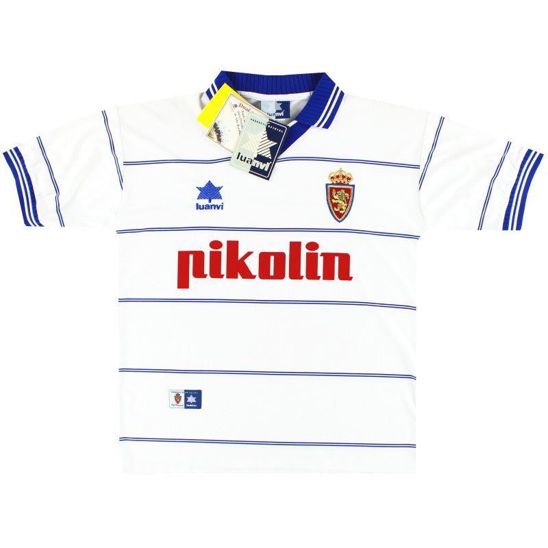 1999-00 Real Zaragoza Home Shirt *w/tags* M Football Shirt