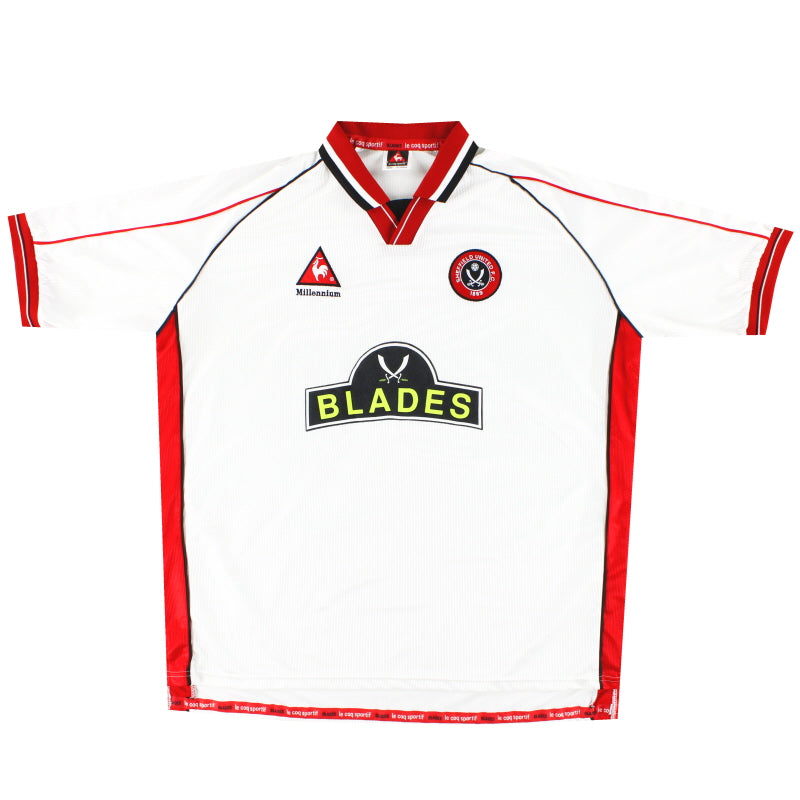 1999-00 Sheffield United Le Coq Sportif Away Shirt XXL Football Shirt