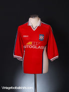 1999-00 St Patrick's Athletic Home Shirt XL Football Shirt