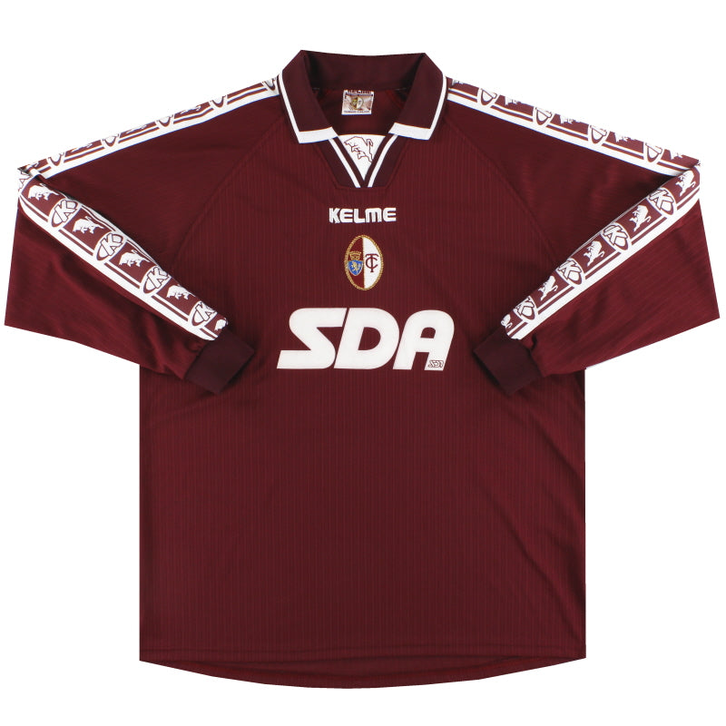 1999-00 Torino Kelme Player Issue Home Shirt #10 L/S XL Football Shirt