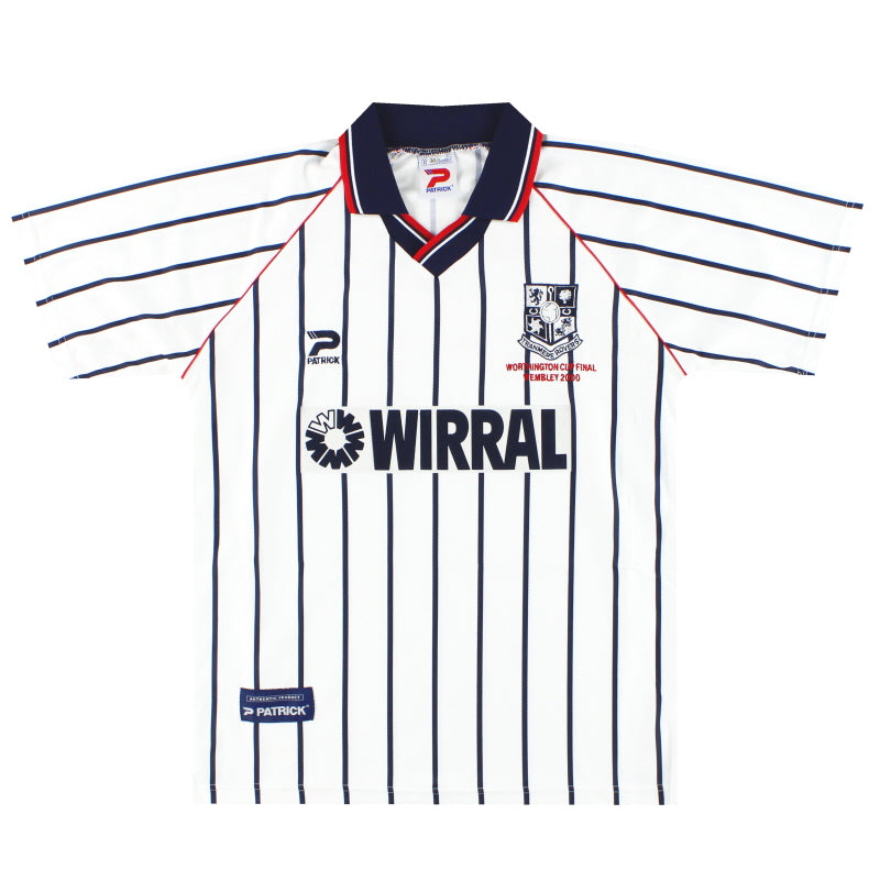 1999-00 Tranmere Rovers Patrick 'Cup Final' Home Shirt M Football Shirt