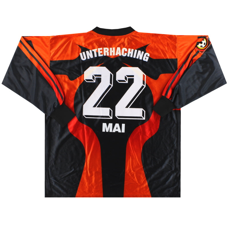 1999-00 Unterhaching adidas Match Issue GK Shirt Mai #22 XXL Goalkeeper Shirt