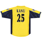 1999-01 Arsenal Nike Away Shirt Kanu #25 S.Boys Football Shirt