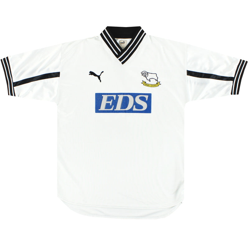 1999-01 Derby County Puma Home Shirt XL Football Shirt