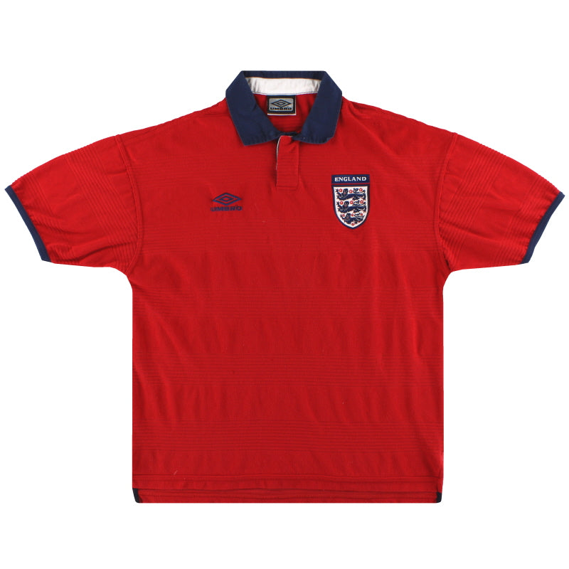 1999-01 England Umbro Away Shirt XL Football Shirt