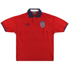 1999-01 England Umbro Away Shirt XXL Football Shirt