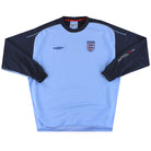 1999-01 England Umbro Pro Training Sweatshirt XXL Sweatshirt