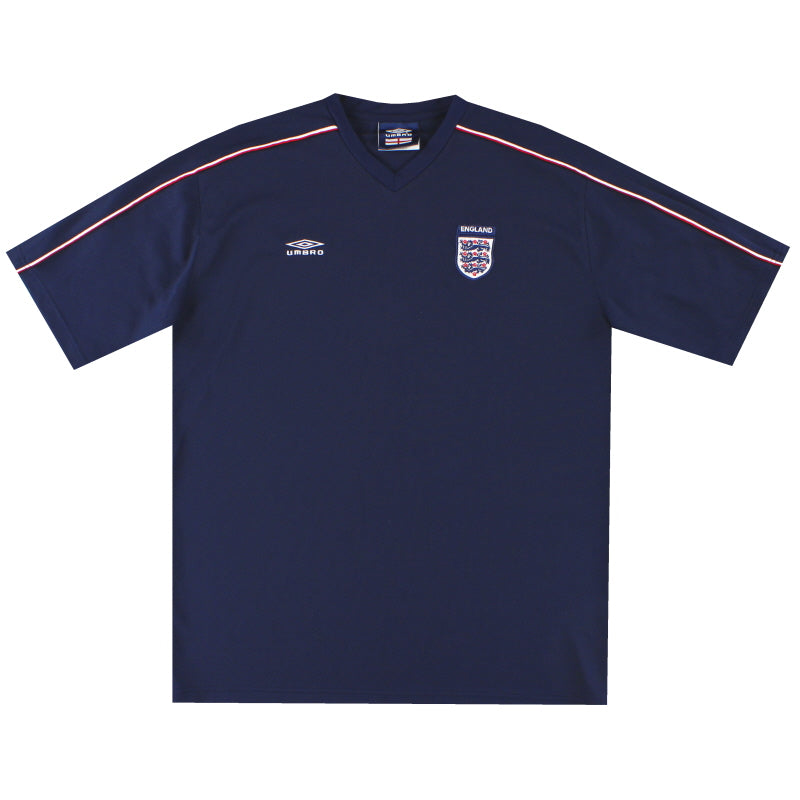 1999-01 England Umbro Training Shirt XL Training Shirt