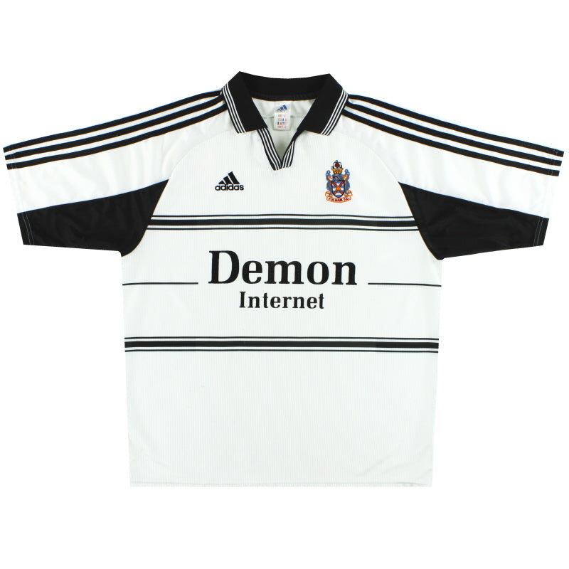 1999-01 Fulham adidas Home Shirt S Football Shirt