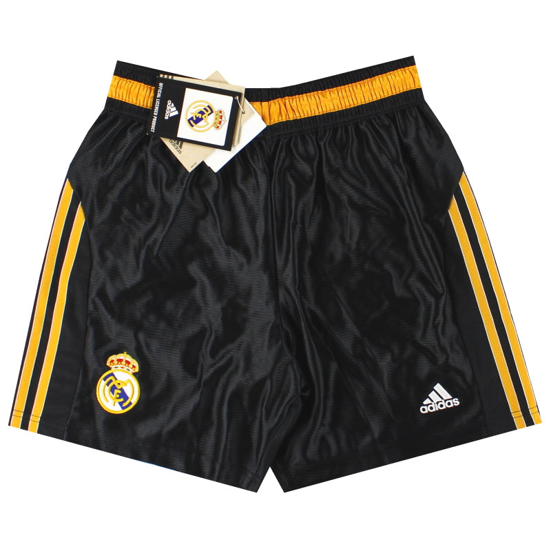 1999-01 Real Madrid adidas Away Shorts *w/tags* S Football Shorts