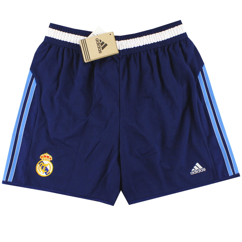 1999-01 Real Madrid adidas Third Shorts *w/tags* L Football Shorts