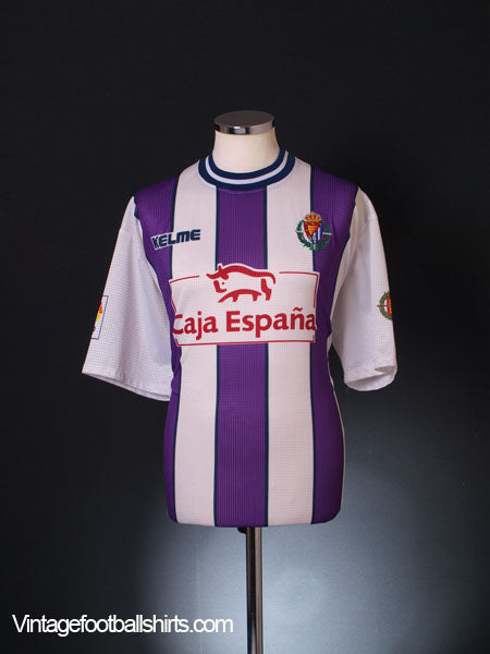 1999-01 Real Valladolid Home Shirt XL Football Shirt