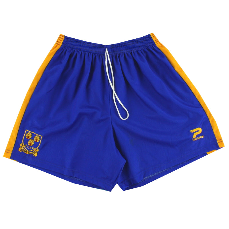 1999-01 Shrewsbury Patrick Home Shorts XL Football Shorts