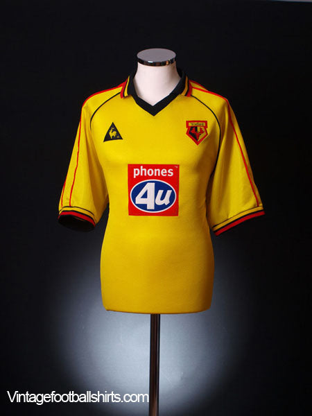 1999-01 Watford Home Shirt M Football Shirt