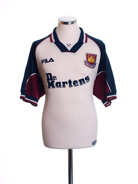 1999-01 West Ham Away Shirt M Football Shirt