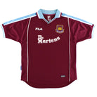 1999-01 West Ham Fila Home Shirt XL Football Shirt