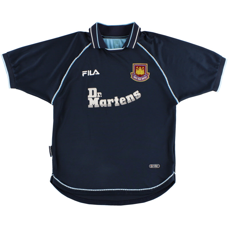 1999-01 West Ham Fila Third Shirt XL Football Shirt