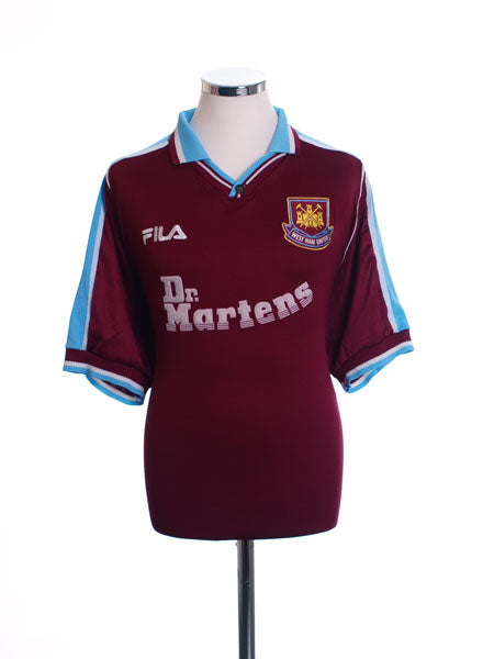 1999-01 West Ham Home Shirt Y Football Shirt