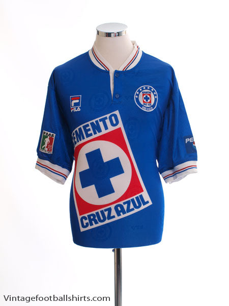 1999 Cruz Azul Home Shirt XL Football Shirt