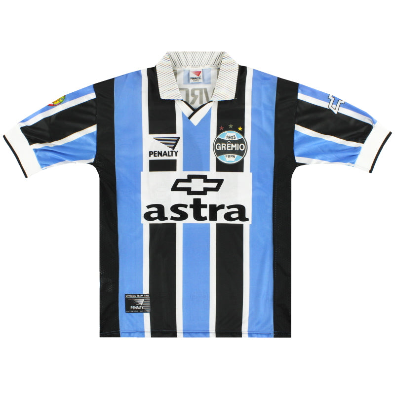 1999 Gremio Home Shirt (Ronaldinho) #10 M Football Shirt