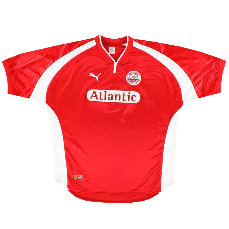 2000-01 Aberdeen Puma Home Shirt XL Football Shirt