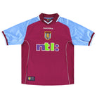 2000-01 Aston Villa Diadora Home Shirt M Football Shirt