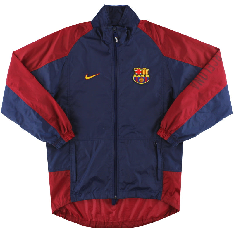 2000-01 Barcelona Nike Rain Jacket M Jacket