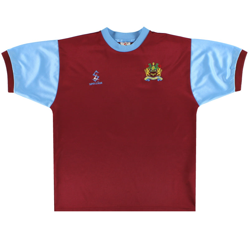 2000-01 Burnley Home Shirt *Mint* M Football Shirt