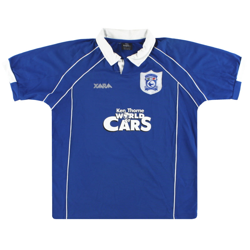 2000-01 Cardiff City Home Shirt M Football Shirt