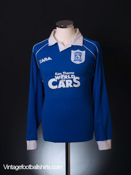 2000-01 Cardiff Home Shirt L/S XL Football Shirt