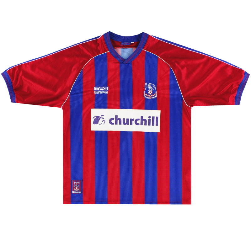 2000-01 Crystal Palace Home Shirt L Football Shirt