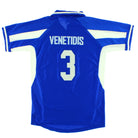 2000-01 Greece Home Shirt Venetidis #3 L Football Shirt