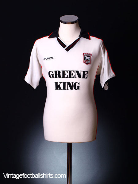 2000-01 Ipswich Away Shirt L Football Shirt