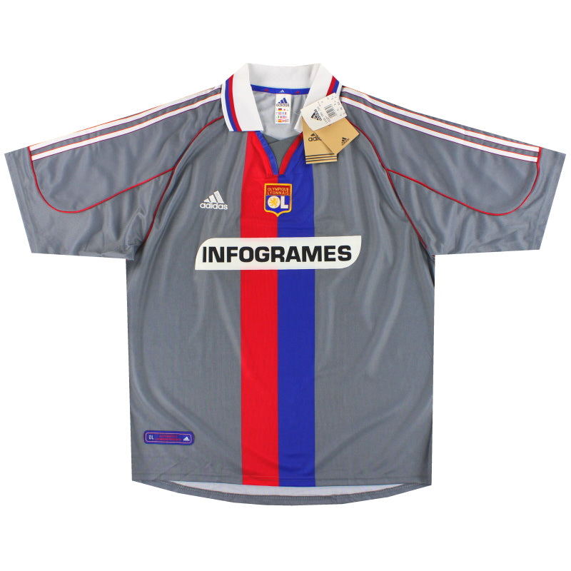 2000-01 Lyon adidas Third Shirt *w/tags* XL Football Shirt