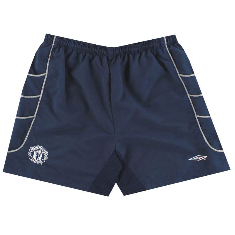 2000-01 Manchester United Umbro Away Shorts S Football Shorts