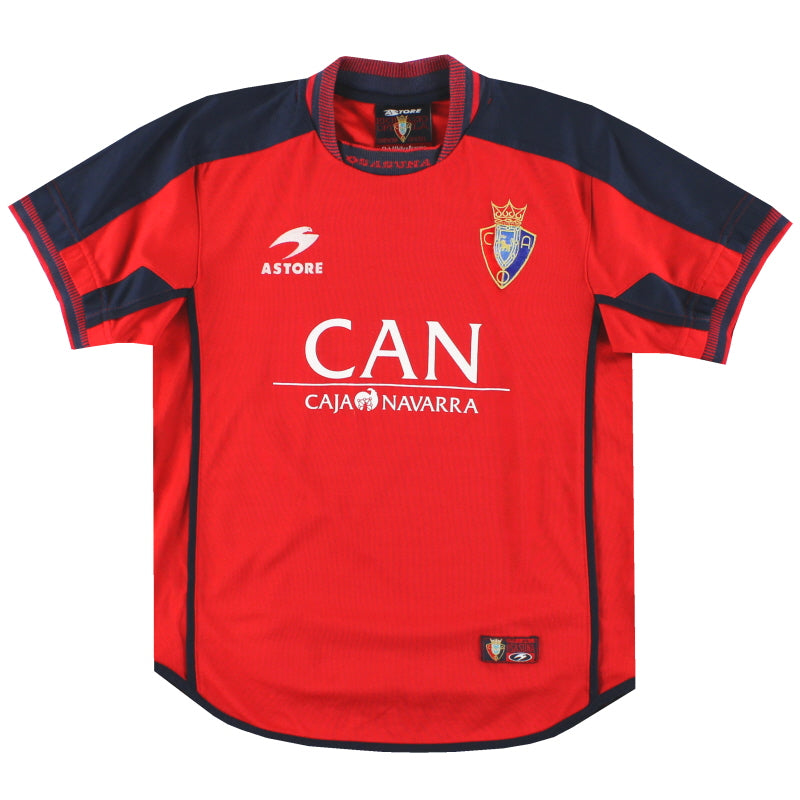 2000-01 Osasuna Astore Home Shirt Y Football Shirt