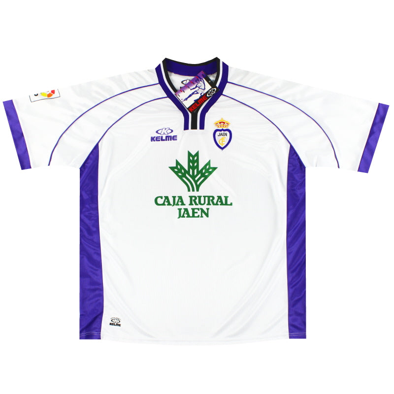 2000-01 Real Jaen Kelme Home Shirt *w/tags* XL Football Shirt