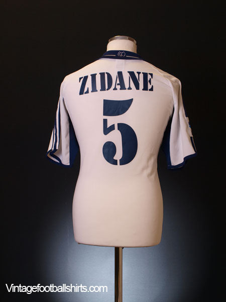 2000-01 Real Madrid Home Shirt Zidane #5 M Football Shirt