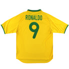 2000-02 Brazil Nike Home Shirt Ronaldo #9 XL Football Shirt