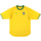 2000-02 Brazil Nike Home Shirt M Football Shirt