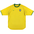 2000-02 Brazil Nike Home Shirt L Football Shirt