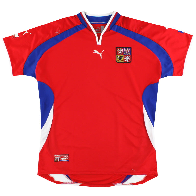 2000-02 Czech Republic Puma Home Shirt XL Football Shirt