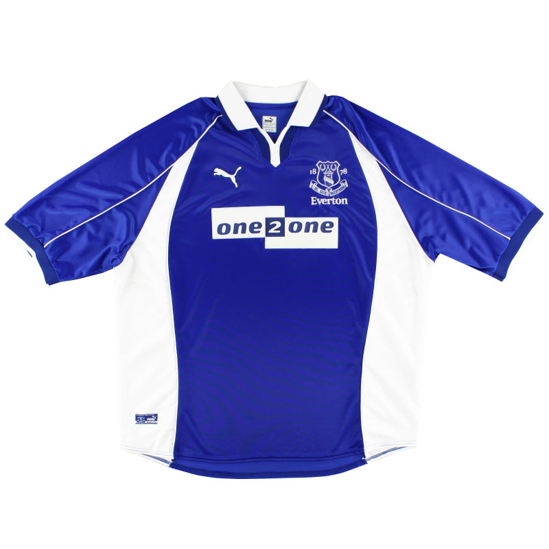 2000-02 Everton Home Shirt XXL Football Shirt