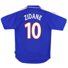 2000-02 France adidas Home Shirt Zidane #10 S Football Shirt