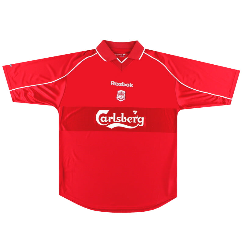 2000-02 Liverpool Reebok Home Shirt M Football Shirt