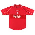 2000-02 Liverpool Reebok Home Shirt M Football Shirt