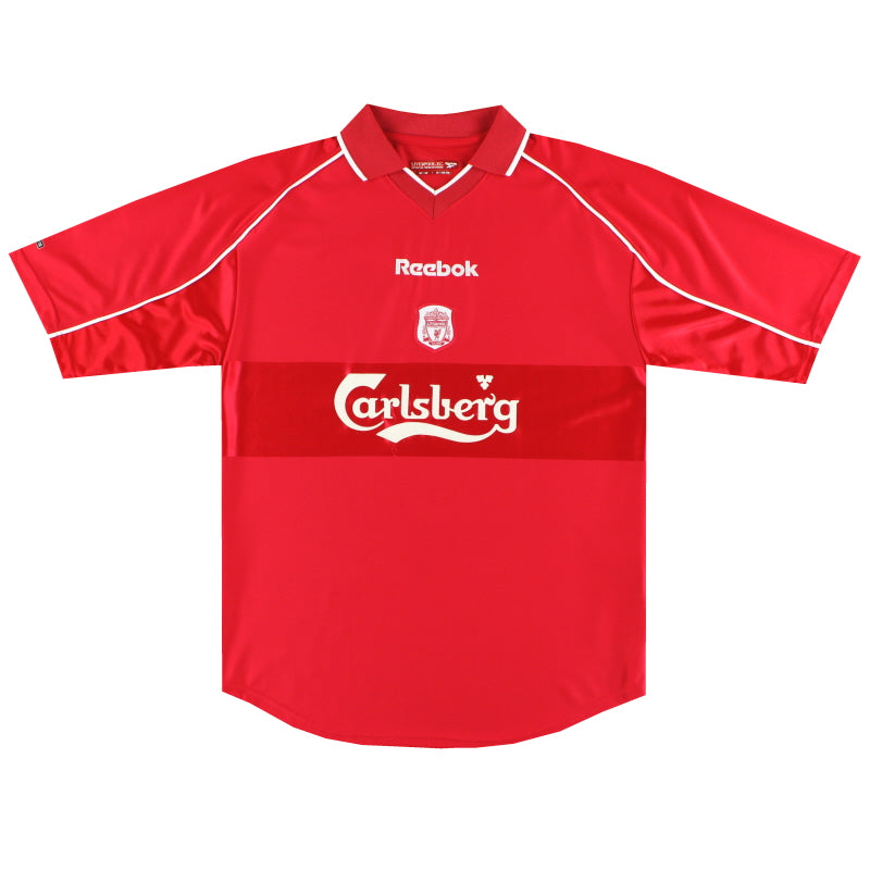 2000-02 Liverpool Reebok Home Shirt M Football Shirt